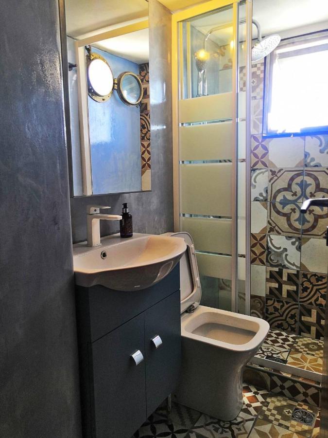 House In Skyros With An Amazing Sea View Villa Luaran gambar